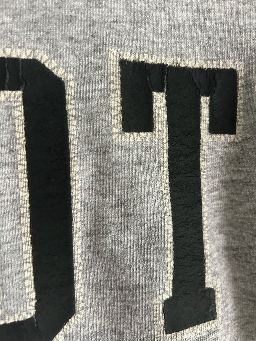 Vintage Y2K Roots Sporting Goods Hockey Jersey Long Sleeve Shirt Grey Black - Picture 7 of 16